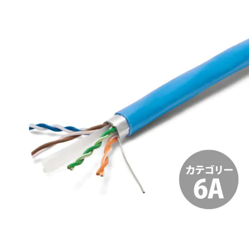 【標準価格】日本製線　10ギガビット伝送対応 一括遮蔽付きCat.6A F/UTP　300m PCパーツ