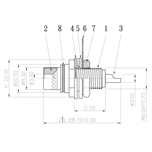 RJ-127HG 金メッキRCAジャック（2個1組）