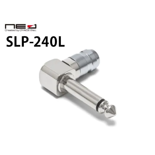 SLP-240L　ソルダーレスプラグ （L型6.3mmモノラル）