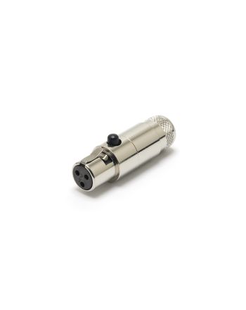 ミニXLRコネクター 3pin (メス 金メッキ)