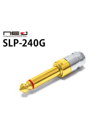 SLP-240G　24K金メッキ ソルダーレスプラグ （6.3mmモノラル）