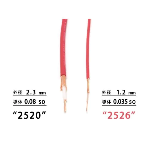 2526 1芯シールドケーブル