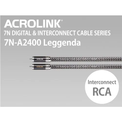 ★ACROLINK 6N-A2400Ⅱ　RCA インターコネクト　約１m　① 6N-A2400II | 6N Cable | Products | ACROLINK