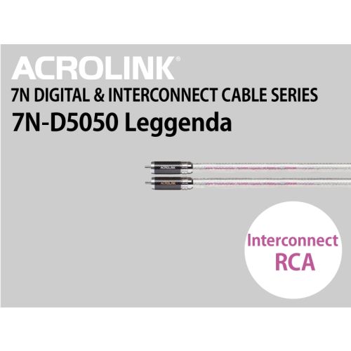 7N-D5050 Leggenda インターコネクトケーブルRCAペア