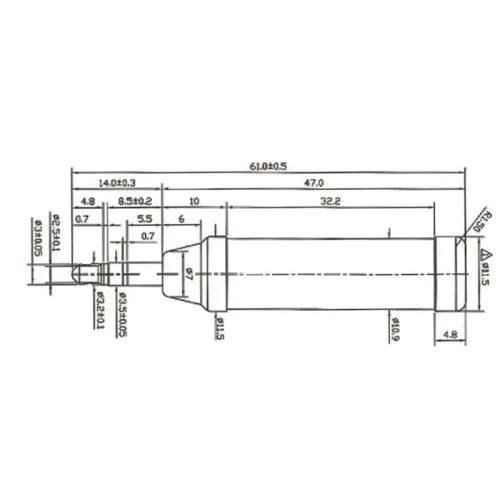 CF35(R) ハイエンド変換アダプター（6.3mmステレオ→3.5mmステレオ）