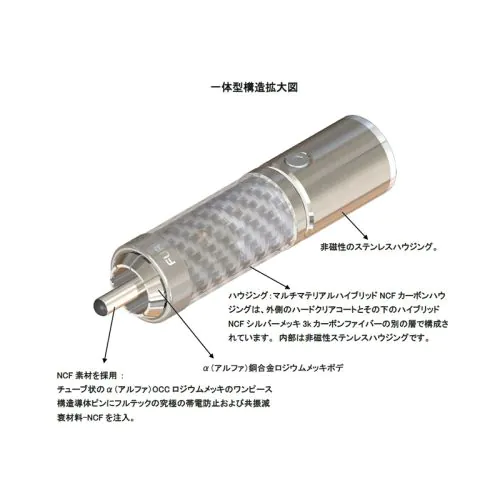 CF-102 NCF（R） ハイエンド・グレード RCAプラグ（2本1組）
