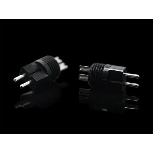 カスタムIEM用 2pin(0.78mm) メタルシェル・コネクター 赤/黒ペア ver2