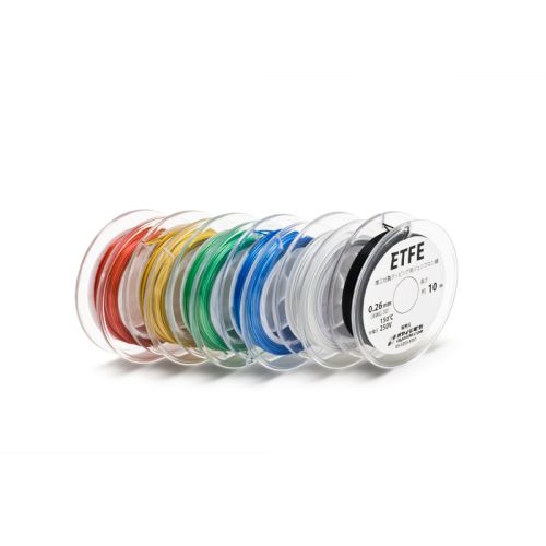 ETFE0.26mm 10mボビン巻き(AWG30)(自動巻) ETFE0.26mm 10mボビン巻き(AWG30)(自動巻)