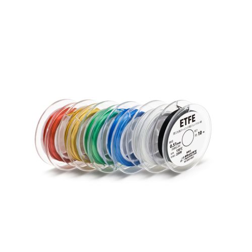 ETFE0.51mm  10mボビン巻き(AWG24)