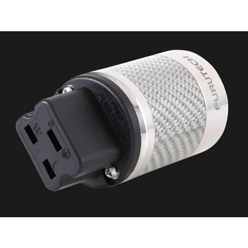 フルテック FI-52 NCF(R) 20A ハイエンドグレードインレットプラグ FI-52 NCF(R) ロジウムメッキ仕様20Aインレットプラグ
