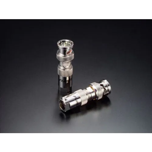 FP-3-117(R) ロジウムメッキ75ΩBNCプラグ（2本1組）