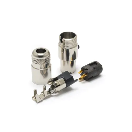 リキッドタイトコネクター 1/2MFT非金属 4個セット FOCUS 1 ボールベアリングロック式XLRコネクター（2組入）