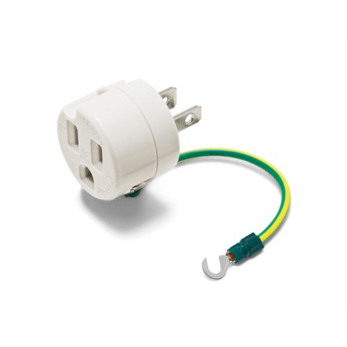 3ピンタイプになっている物を、2ピンプラグに変換をするアダプターです。 3ピンタイプになっている物を、2ピンプラグに変換をするアダプターです。