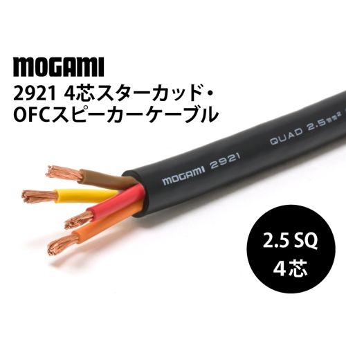 2921　（切り売り4芯スターカッド・OFCスピーカーケーブル）