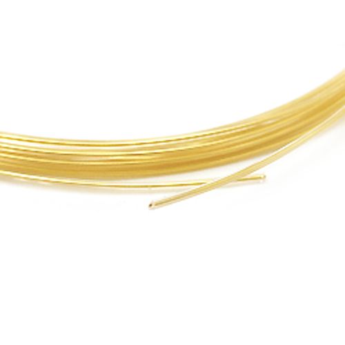 金メッキOFC単線 0.9mm フッ素樹脂(PFA)被覆 金メッキOFC単線 0.9mm フッ素樹脂(PFA)被覆