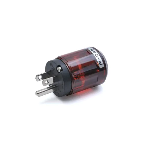 電源ケーブル P-046 NEMA 5-15P P-046 厚肉24kゴールド+パラジウムメッキ