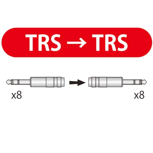 オヤイデ Oyaide PA-08 TRS V2 3m 8ch マルチケーブル PA-08 TRS V2【TRS-TRS】8chアナログ＆AES/EBUデジタルマルチケーブル