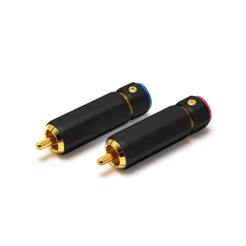 RP-208MBCG RCA ブラックコネクター ネジ止め式 (2個1組)