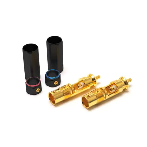 RP-208MBCG RCA ブラックコネクター ネジ止め式 (2個1組)