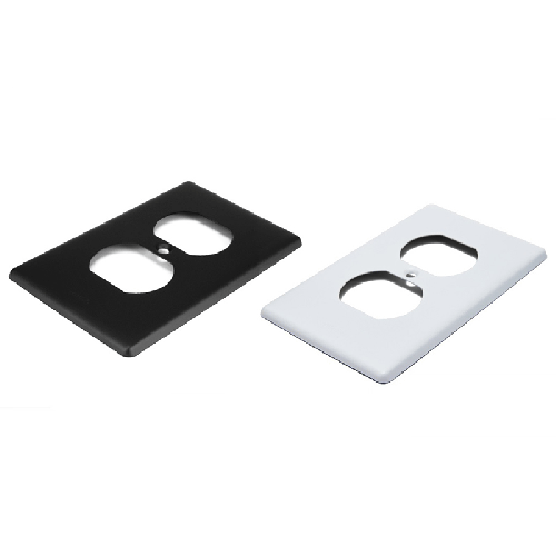 カラーステンレスプレート(UL 2口) 電磁波吸収シート付き カラーステンレスプレート(UL 2口) 電磁波吸収シート付き