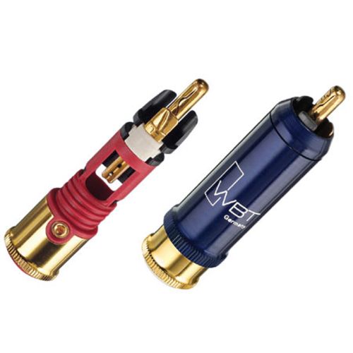 RCAプラグ WBT-0110Cu 4個(R/W)赤×2/白×2 RCAプラグ WBT-0110Cu 4個(R/W)赤×2/白×2