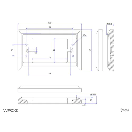 WPC-Z　コンセントベース（UL 2口）oyaide オヤイデ WPC-Z コンセントベース