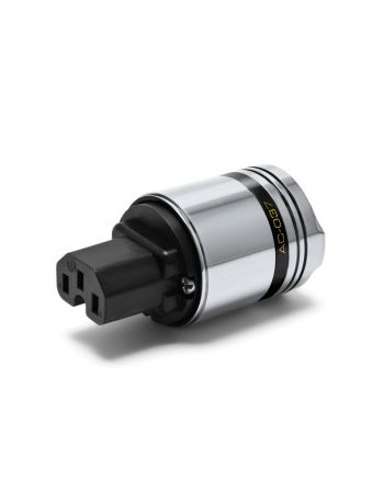 AC-037　「ARMOREDシリーズ」IECコネクター（脱酸リン青銅　厚肉シルバー+ロジウム）