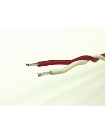 BX-S 0.3sq(12/0.18) ツイスト線(赤×白) 1巻100m