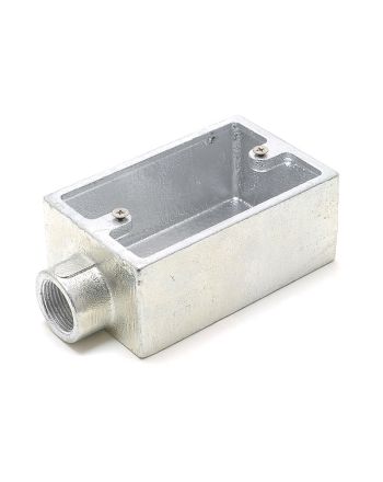 DFZ3022P（22G）鋳鉄製溶融亜鉛メッキ露出スイッチボックス