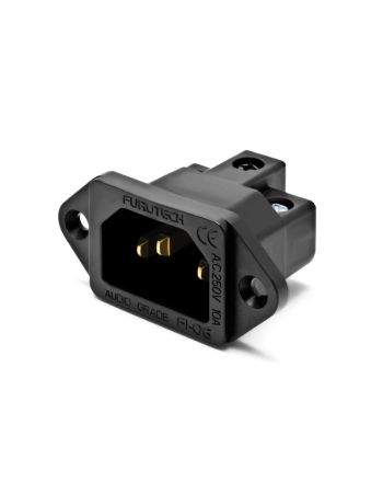 FI-06(G) 24K金メッキネジ締めIECインレット FI-06(G) 24K金メッキネジ締めIECインレット