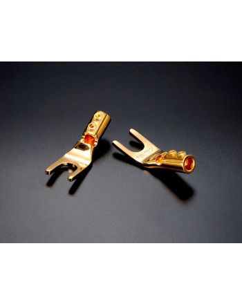 FP-201(G)　24K金メッキネジ止めYラグ（4本1組）