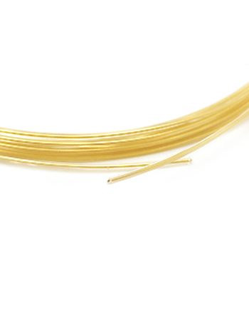 金メッキOFC単線 0.9mm フッ素樹脂(PFA)被覆