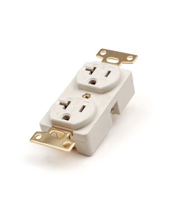 R1(アールワン)　壁コンセント（ベリリウム銅 プラチナ+パラジウムメッキ）