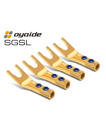 SGSL　純銀+厚肉24K金メッキYラグ（4個1組）