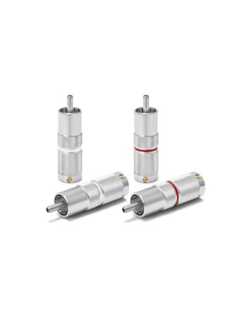 SLSC　純銀コンタクトRCAプラグ（4個1組）