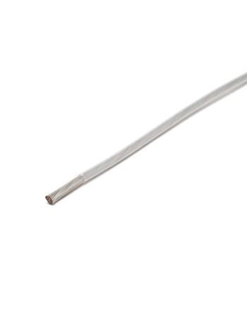 錫メッキ 5.5sq(35/0.45) ハイフロン(FEP)被覆 透明色 1巻(100m) 錫メッキ 5.5sq(35/0.45) ハイフロン(FEP)被覆 透明色 1巻(100m)