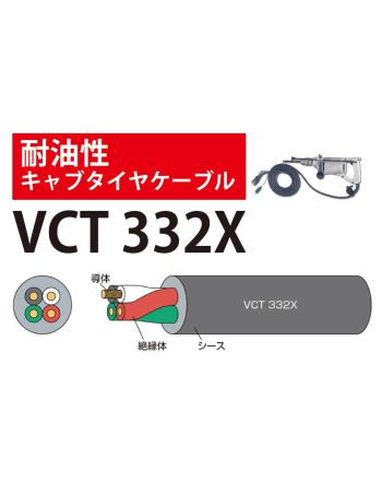 VCT332X 0.75sq　耐油型（FOプレン）