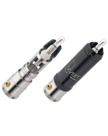 WBT-0152Ag　RCAコアキシャルプラグ　4個(赤x2、白x2)