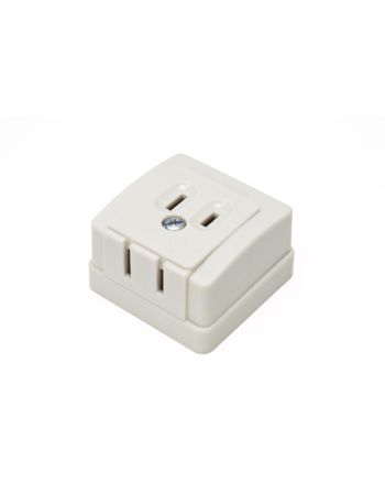 WK1013W　L型2コ口コンセント