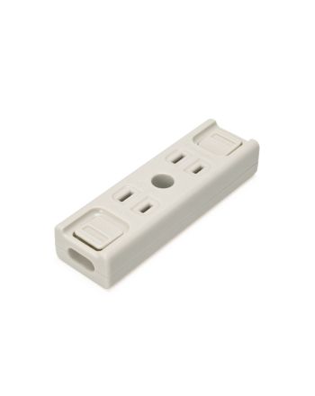 WK1212SW 露出ダブルコンセント(仮設用) WK1212SW 露出ダブルコンセント(仮設用)