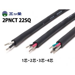 2PNCT 22sq-3c キャブタイヤケーブル　約30m