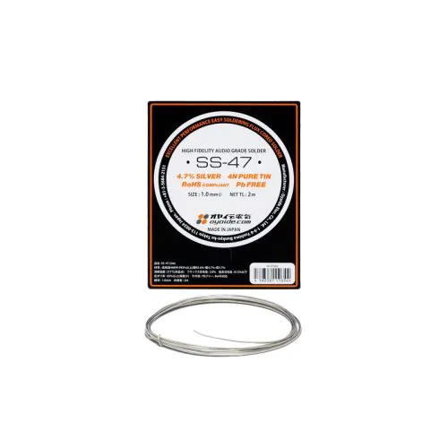 SS-47 (φ1.0) 2m巻 音響専用はんだ
