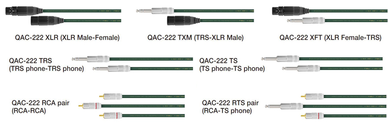 QAC-222 TXM (XLRオス-TRS)